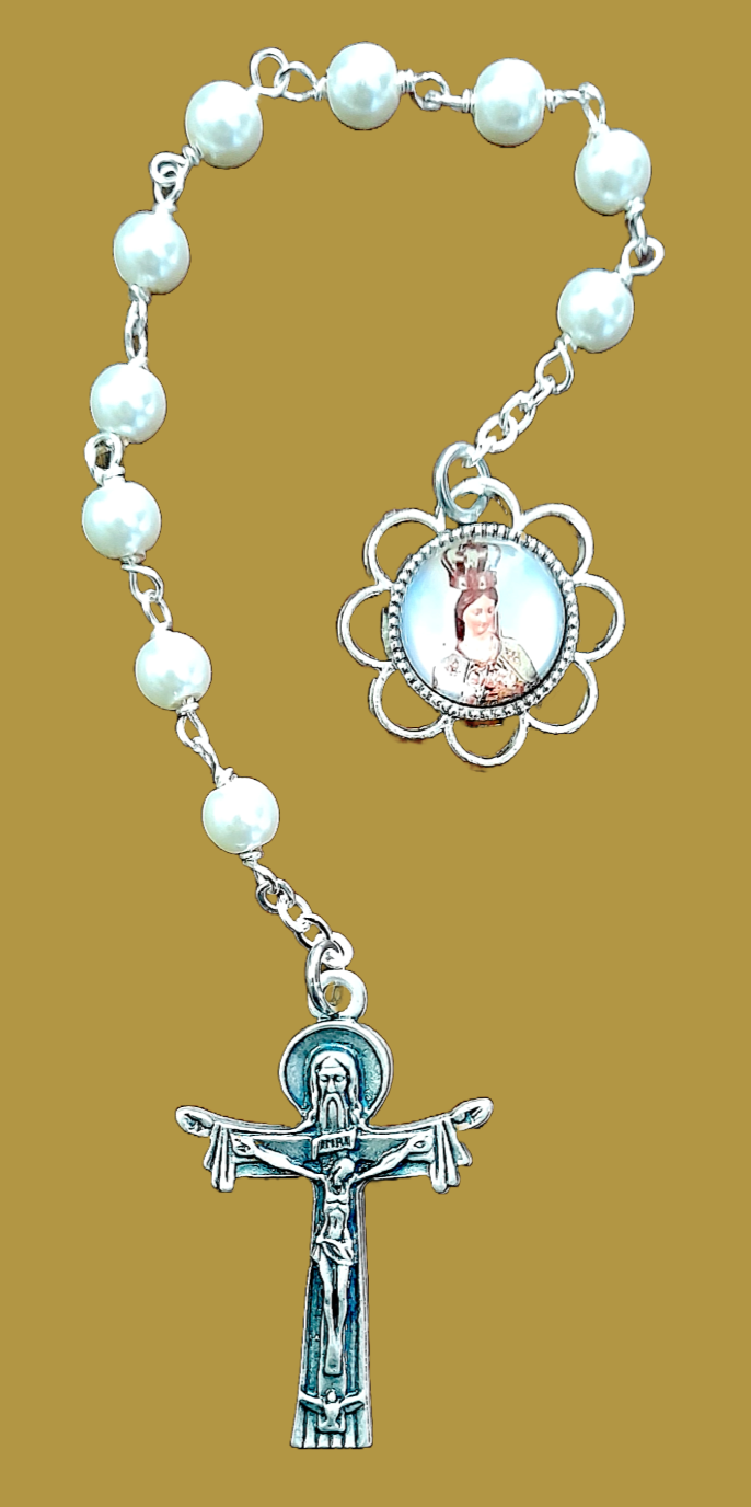 Notre Dame de Paris Cathedral Rosary with Rose Window Beads, Silver -  Ghirelli Rosaries