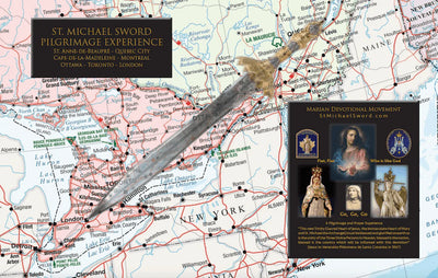 St. Michael Sword Image - Marian Devotional Movement