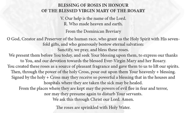 Blessed Roses Annals Info and Prayer - Marian Devotional Movement
