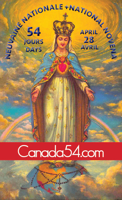 Canada54 Carte de prière - Marian Devotional Movement