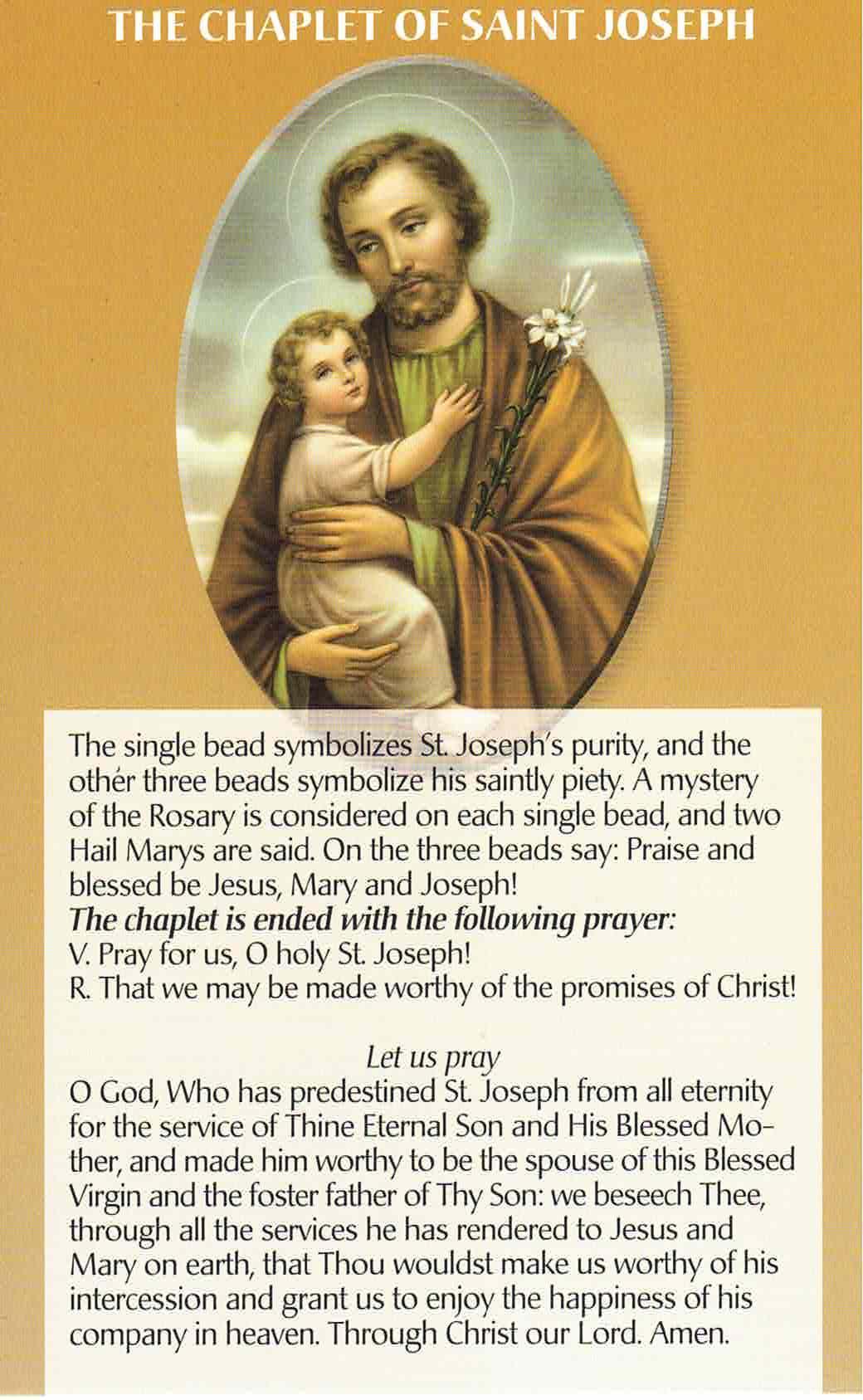 Chaplet of Joseph Kit