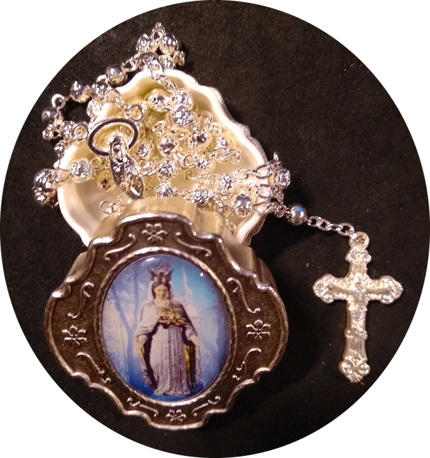 Our Lady of the Cape Custom Box with Rosary - Marian Devotional Movement
