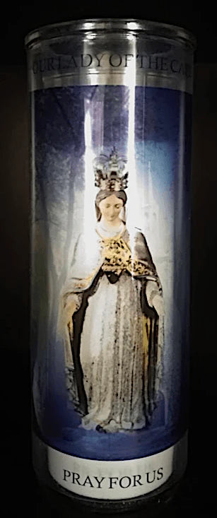 Our Lady of the Cape Glass Candle Holder + Insert - Marian Devotional Movement