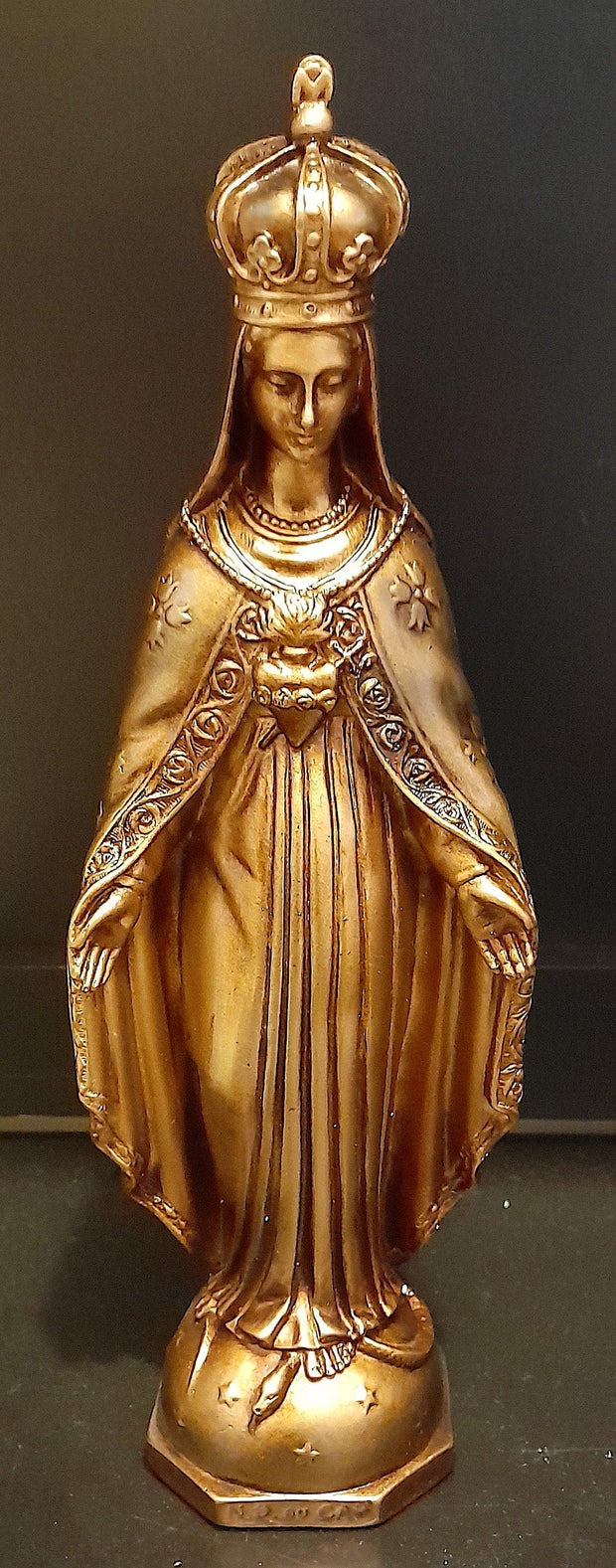 Our Lady of the Cape, 12 Inch Bronze/White - Marian Devotional Movement