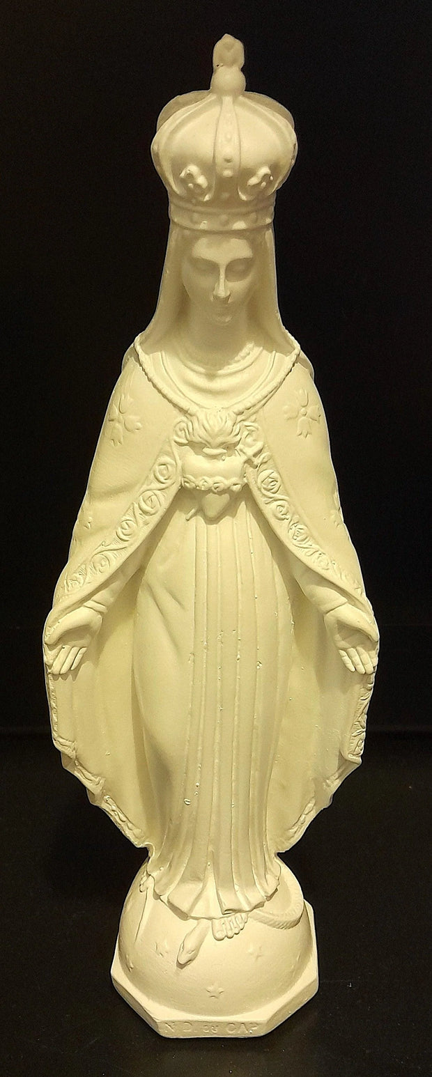 Our Lady of the Cape, 12 Inch Bronze/White - Marian Devotional Movement