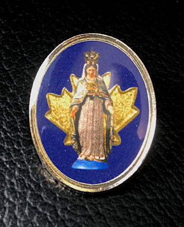 Our Lady of the Cape, Queen of Canada Lapel Pin - Marian Devotional Movement